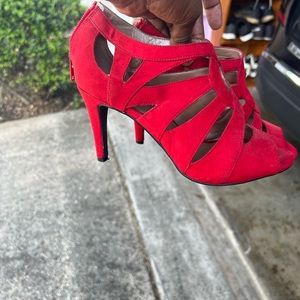 Red Dress Heels